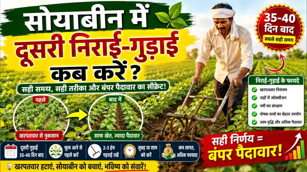 soyabean-me-dusri-nirai-gudai-kab-kare